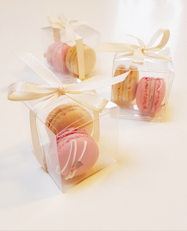 Macarons als Gastgeschenk