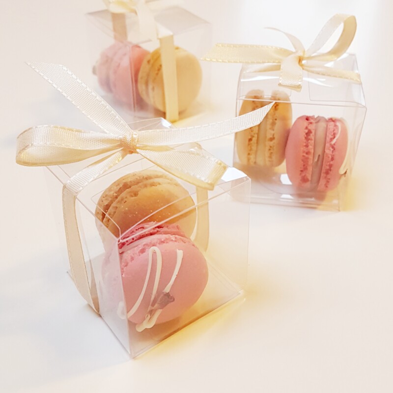 Macarons als Gastgeschenk