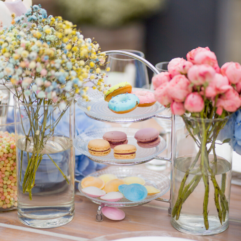 bunte Macarons